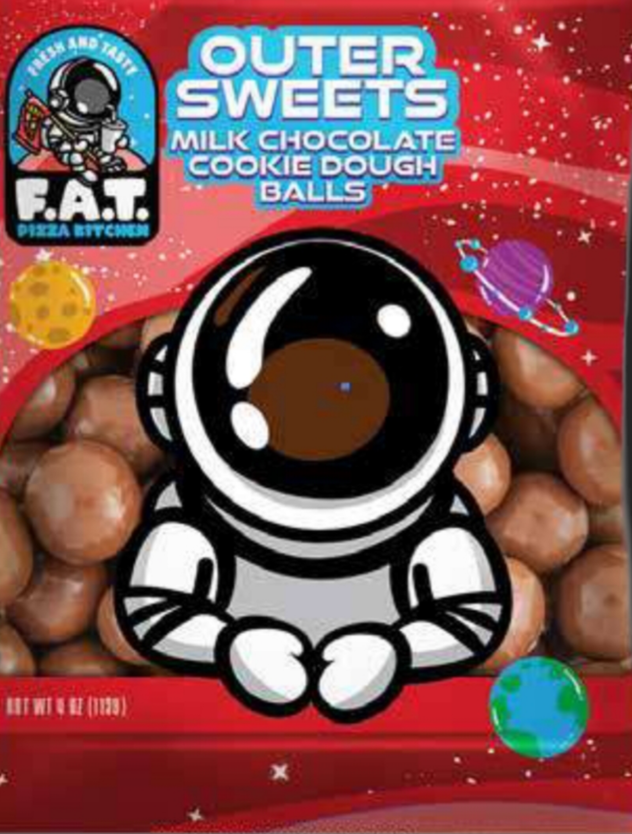 Toby's Outer Sweets Chocolate Cookie Dough Balls